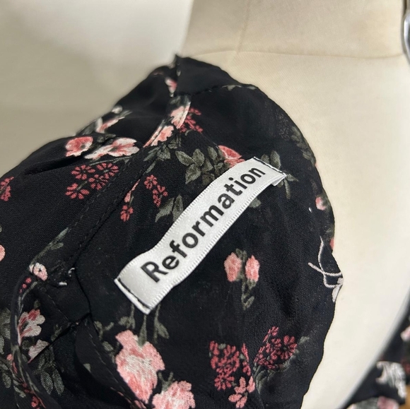 Reformation Bard Floral Print Minidress - Picture 5 of 7